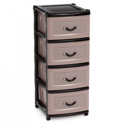 Комод 4-х секционный коричневый М1356