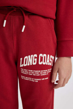 Спортивные штаны с принтом для мальчиков - Defacto фото 5