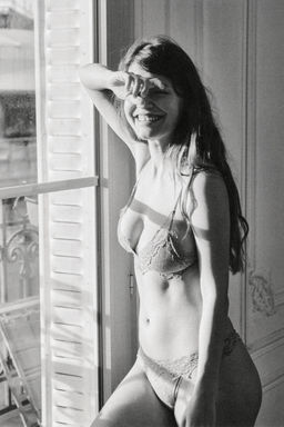 BRALETTE POINTELLE ENCAJE / Gris