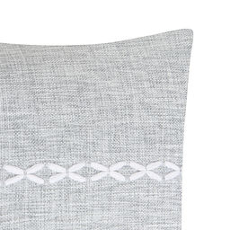 Наволочка декоративная Этель Косичка цвет серый,45х45 см полиэстер  фото 8