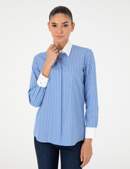 Mavi Comfort Fit Uzun Kollu G_mlek