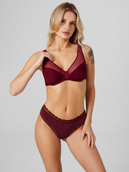 Бюстгальтер женский бордовый - Mark formelle фото 2