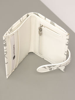 LACCOMA кошелек LA-2777-белый-серебристый натуральная кожа  фото 4