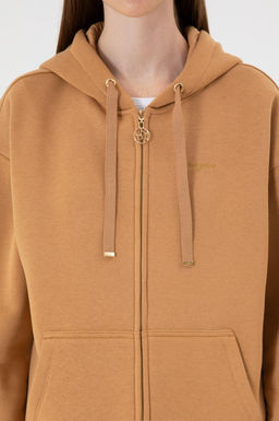 Kad_n Camel _ardonlu Kap__onlu Sweatsh_rt Sepette S_rpriz _ndirim - U.s. polo assn фото 6