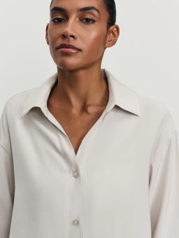 Блузка свободного кроя из вискозы / Zarina  фото 6