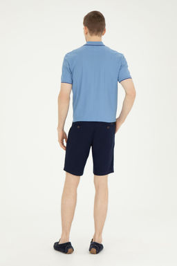 Мужские темно-синие тканые шорты - U.s. polo assn фото 4