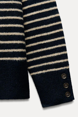 KNIT HIGH NECK SWEATER - Zara фото 6