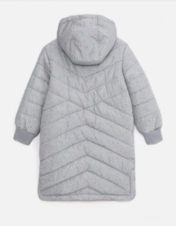 20220130245, Куртка детская для девочек Naga серый принт Acoola  фото 2