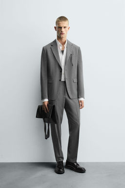 CHECK SUIT BLAZER
