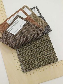 Комплект образцов Шерсть костюмная, рис.Ёлочка - Купава фото 2