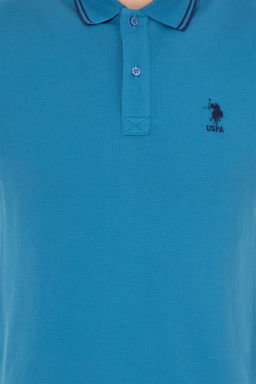 U. S. Polo Assn / Мужская футболка Petrol Basic с воротником-поло - U.s. polo assn фото 6