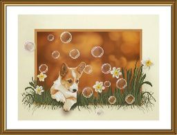 Набор для вышивания Нова Слобода СВ 4506 Корги 36 х 27 см