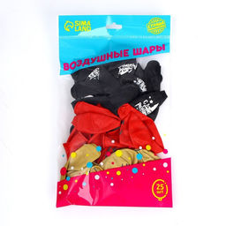 Воздушные шары латексные 12" «С Днём рождения», 25 шт.