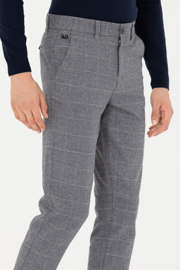 Мужские серые брюки из плотной ткани - U.s. polo assn фото 5