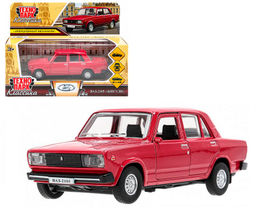 Технопарк. ВАЗ-2105 1997 "Жигули" 12 см, металл, двери, багаж, инерц., кармен, кор. арт.2105-12-KN