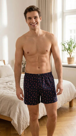 ATLANTIC 2GMB-010 Трусы боксеры Socks - набор 2 шт. темно-синий  фото 13