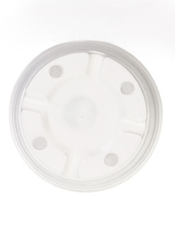 Горшок для цветов с поддоном 0,8 л, Белый