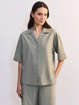 Блуза оверсайз из хлопка и вискозы ZR2605012010-150 / Zarina