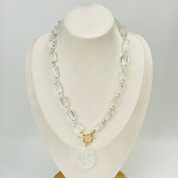 Колье из Горного Хрусталя и Лунного камня