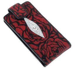 Чехол для смартфона из кожи ската