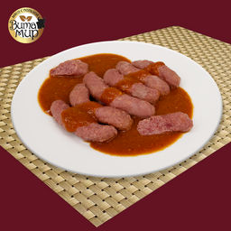 Колбаски Франкфуртские в соусе Барбекю высший сорт ВитаМир (говяжьи колбаски), 340г  фото 3