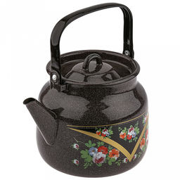 "Красава" Чайник эмалированный 3,5л, металлическая крышка (Россия)