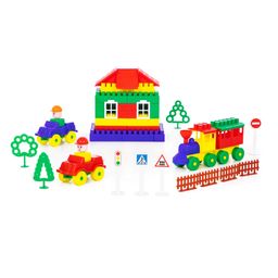 Конструктор Строитель (181 элемент) (в пакете) - Полесье фото 2