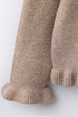 KNIT JUMPER WITH RUFFLES - Zara фото 4