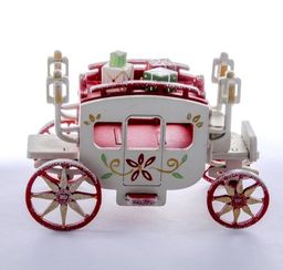 Новогодние елочные игрушки: Карета крытая 3020 Red Classic - Idh фото 4