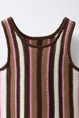TOP PUNTO RAYAS / Khaki - Zara фото 10