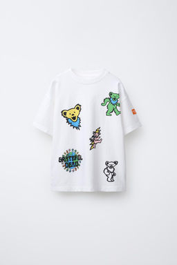GRATEFUL DEAD AND RHINO ENTERTAINMENT  PRINT T-SHIRT