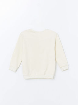 Bisiklet Yaka Bask?l? Erkek Bebek Sweatshirt - Waikiki фото 2