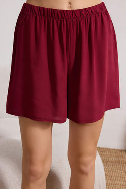 K?rm?z? Duz Shally Dokuma Pijama Tak?m? THMSS26PT00072 - Trendyolmilla фото 3