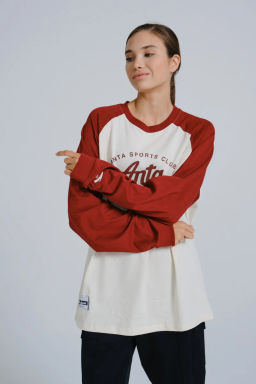 Лонгслив хлопок Белый - Anta фото 2