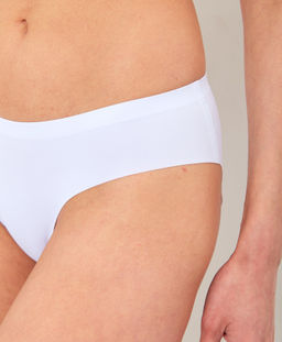 Трусы женские слипы Cherry Girl PJ001 нейлон белый размеры S, M, L, XL  фото 3