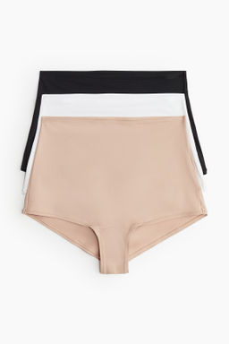 Pack de 3 bragas shortie de microfibra