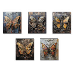 Тетрадь 48л. ErichKrause "Iron Wings" клетка (63324) металлизированная ламинация, ТВИН-лак