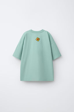 CAMISETA ESTAMPADO PANINI  / Verde - Zara фото 4
