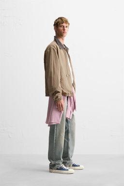 JACKET WITH CONTRAST COLLAR - Zara фото 4