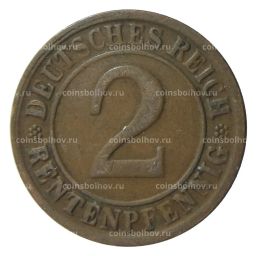 2 рентенпфеннига 1923 года G Германия