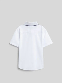 ACOOLA / Сорочка верхняя детская для мальчиков Potret белый  фото 4