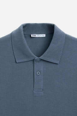 TEXTURED POLO SHIRT - Zara фото 40