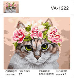 Картина по номерам на холсте и подрамнике 40х50 см