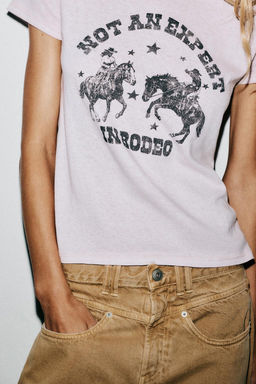 WASHED-EFFECT T-SHIRT - Zara фото 2
