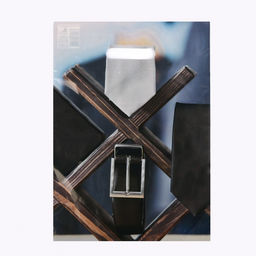 Цена за 50 шт. Пакет "Мужской стиль", полиэтиленовый с вырубной ручкой 29х40 см, 35 мкм