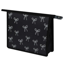 Папка для школьных тетрадей пластиковая Феникс+, арт. 72358/ 12 БАНТИКИ НА ЧЕРНОМ (полипропилен, фор