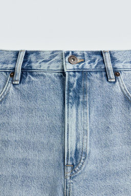 REGULAR FIT DENIM BERMUDA SHORTS - Zara фото 17