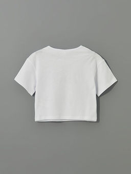 Bisiklet Yaka Bask?l? K?z ?ocuk Pijama ?st