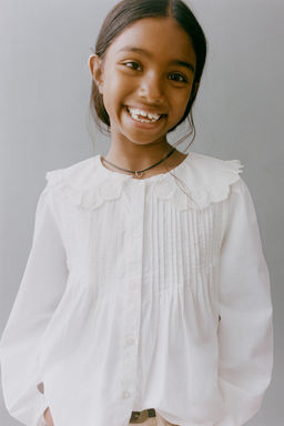 PETER PAN COLLAR SHIRT - Zara фото 5