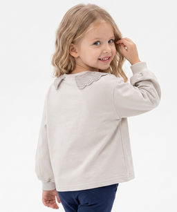 Блузка с воротником 33-87301 бежевый - Mini maxi фото 2
